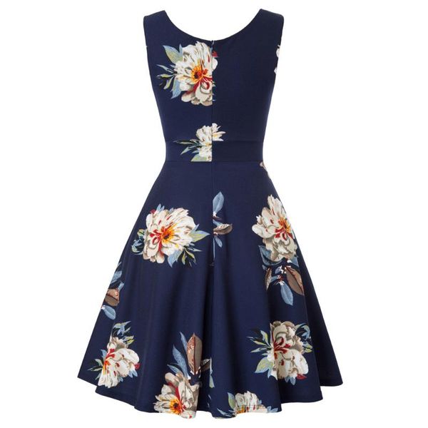 women swing summer dress sleeveless surplice v-neck pleated bodice flared a-line fashion floral dresses elegant, Black;gray
women swing summer dress sleeveless surplice v-neck pleated bodice flared a-line fashion floral dresses elegant, Black;gray