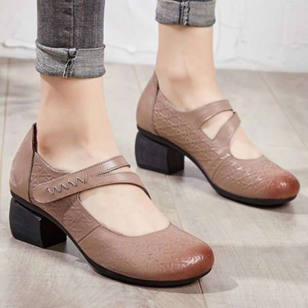 new fashion national style leather comfortable square dance women's middle-aged single shoes mother shoes chaussures femme sh227, Black
new fashion national style leather comfortable square dance women's middle-aged single shoes mother shoes chaussures femme sh227, Black