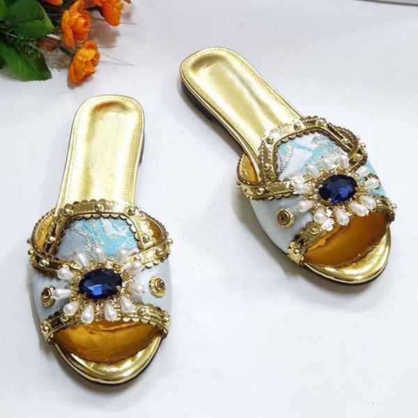 embroidery flat slippers female rhinestone flower peep toe beach shoes sandals diamond pearled summer slides lazy mullers, Black
embroidery flat slippers female rhinestone flower peep toe beach shoes sandals diamond pearled summer slides lazy mullers, Black