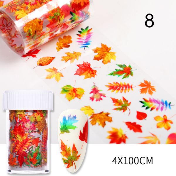 1 roll nail foils maple leaves lavender colorful flowers autumn transfer stickers paper mix pattern diy nail art decorations, Black
1 roll nail foils maple leaves lavender colorful flowers autumn transfer stickers paper mix pattern diy nail art decorations, Black