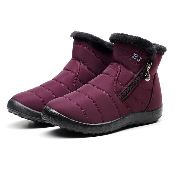 plus size 35-43 new snow boots women's warm round head zipper women's boots shoes 2020 fashion leisure comfortable winter, Black
plus size 35-43 new snow boots women's warm round head zipper women's boots shoes 2020 fashion leisure comfortable winter, Black