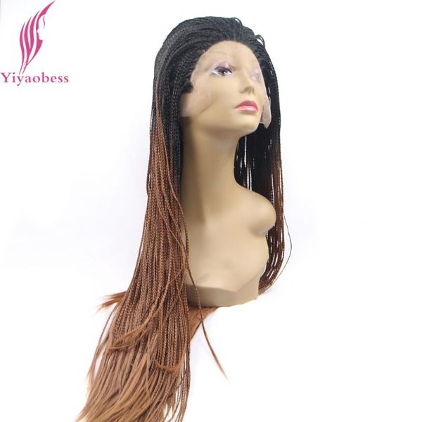 synthetic wigs yiyaobess black brown ombre braiding lace front wig hair african american long micro braided for women
synthetic wigs yiyaobess black brown ombre braiding lace front wig hair african american long micro braided for women