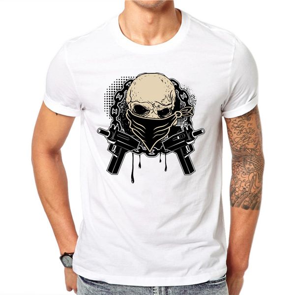 lettbao funny 3d effect skull design men's t shirt spring and summer casual novelty cool t-shirt boy cool hipster printed