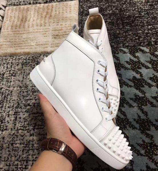 fashion men's spikes flats shoes red bottom shoes for women mens party lovers leather sneakers kanye west casual walking flats shoes, Black
fashion men's spikes flats shoes red bottom shoes for women mens party lovers leather sneakers kanye west casual walking flats shoes, Black