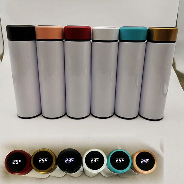 blank sublimation water bottle temperature water bottle stainless steel smart mug 500ml thermal bottle with lcd touch screen kids cup
blank sublimation water bottle temperature water bottle stainless steel smart mug 500ml thermal bottle with lcd touch screen kids cup