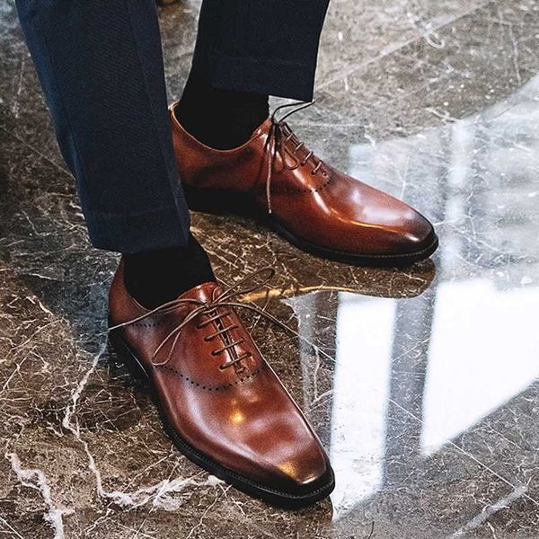 new stylish genuine leather men's formal dress oxfords square toe laces carved brogues handmade wedding party man shoes kud, Black
new stylish genuine leather men's formal dress oxfords square toe laces carved brogues handmade wedding party man shoes kud, Black