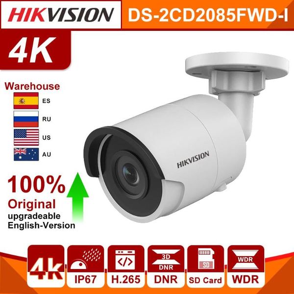 original hikvision ip camera ds-2cd2085fwd-i 8mp ir fixed cctv camera poe cctv network dome security 4k ip67 ir30
original hikvision ip camera ds-2cd2085fwd-i 8mp ir fixed cctv camera poe cctv network dome security 4k ip67 ir30