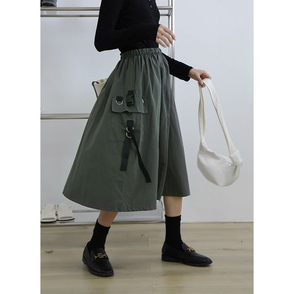 pockets elastic high waist skirts women robes mid-length spring autumn thin a-line casual skirts tm766, Black
pockets elastic high waist skirts women robes mid-length spring autumn thin a-line casual skirts tm766, Black