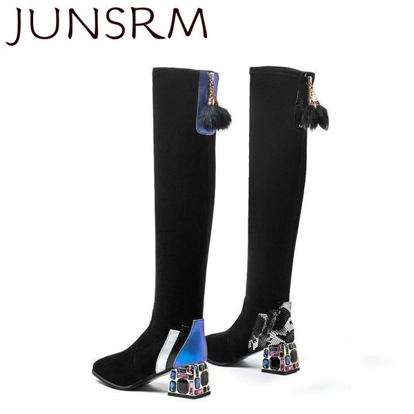 fashion over the knee long boots women winter boots rhinestone high heels for women thick heel black stretch botas
fashion over the knee long boots women winter boots rhinestone high heels for women thick heel black stretch botas
