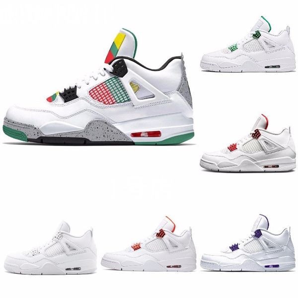 cool grey 4 pure money metallic pack men basketball shoes 4s pine green court purple university orange red sneaker j#07-438
cool grey 4 pure money metallic pack men basketball shoes 4s pine green court purple university orange red sneaker j#07-438