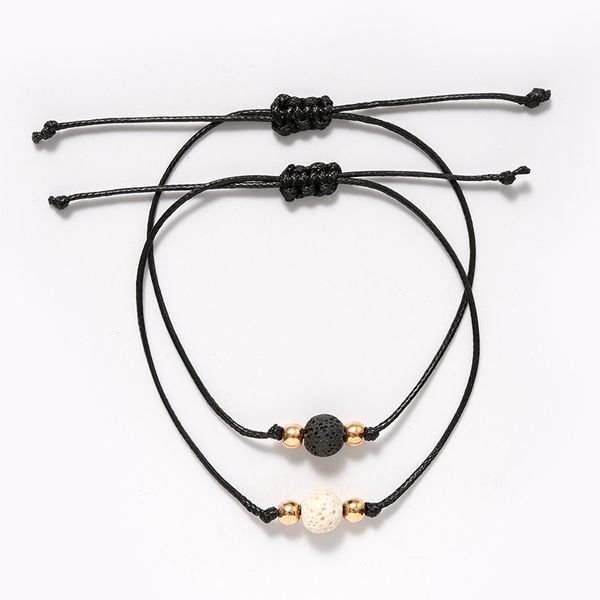 black white lava stone strand bracelet lover couple friendship bracelets adjustable rope essential oil diffuser women men jewelry gift
black white lava stone strand bracelet lover couple friendship bracelets adjustable rope essential oil diffuser women men jewelry gift