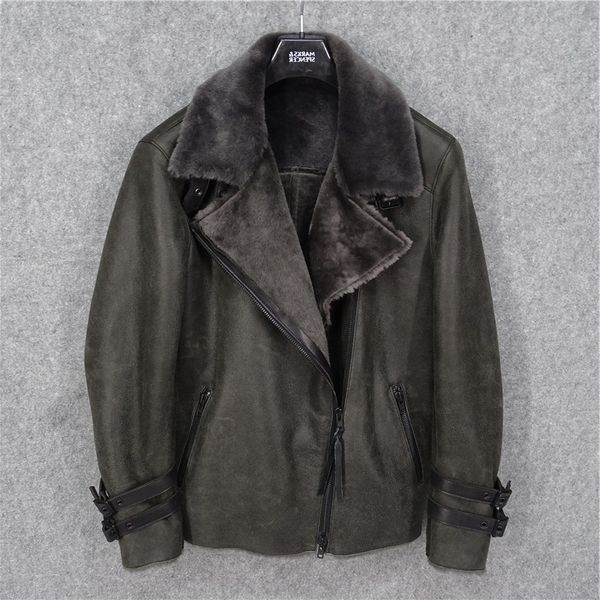 men's leather & faux 2021 black men slim fit biker's shearling plus size xxxxl genuine sheepskin russian winter thick natural coat
men's leather & faux 2021 black men slim fit biker's shearling plus size xxxxl genuine sheepskin russian winter thick natural coat
