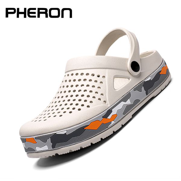 2020 new arrival crocks casual beach sandals men's summer shoes men slippers breathable non-slip mules male garden shoes, Black 
2020 new arrival crocks casual beach sandals men's summer shoes men slippers breathable non-slip mules male garden shoes, Black