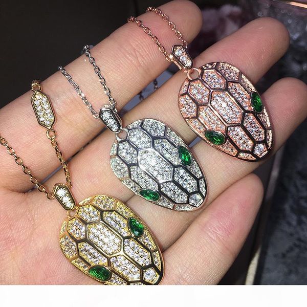 fashion green crystal snake head pendant necklace is suitable for women's beautiful aggregation necklace jewelry, Silver
fashion green crystal snake head pendant necklace is suitable for women's beautiful aggregation necklace jewelry, Silver