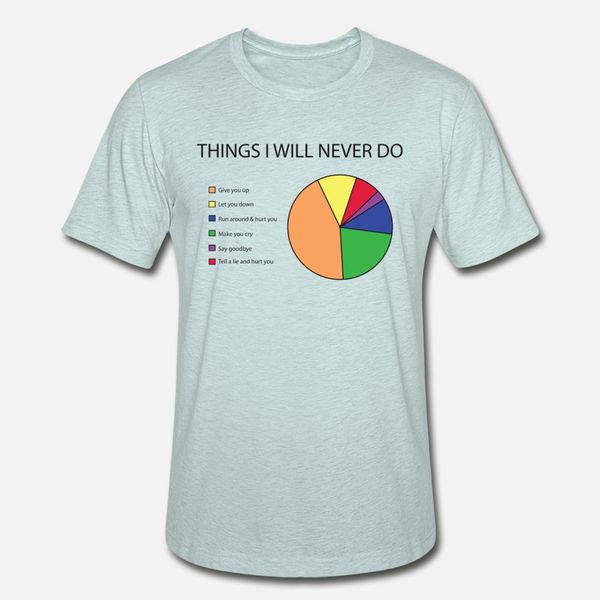 things i will never do pie chart t shirt men personalized tee shirt crew neck pattern fit funny casual summer style family shirt
things i will never do pie chart t shirt men personalized tee shirt crew neck pattern fit funny casual summer style family shirt