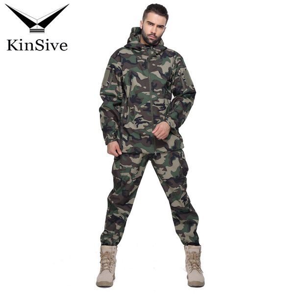 tactical softshell camouflage suit men army warm uniform waterproof windproof men clothing tracksuit two piece sets, Gray
tactical softshell camouflage suit men army warm uniform waterproof windproof men clothing tracksuit two piece sets, Gray