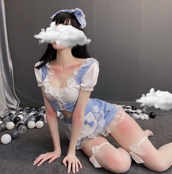selling 2020 designers luxury ladies underwear europe america new passion maid uniform set lace stitching underwear game clothing, Black;white
selling 2020 designers luxury ladies underwear europe america new passion maid uniform set lace stitching underwear game clothing, Black;white