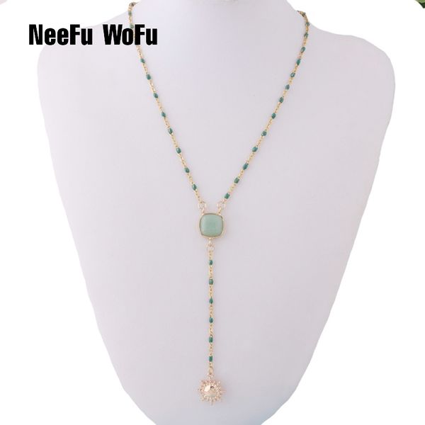 chokers stainless steel necklace green natural stone pendant short woman pink jewelry, Golden;silver
chokers stainless steel necklace green natural stone pendant short woman pink jewelry, Golden;silver