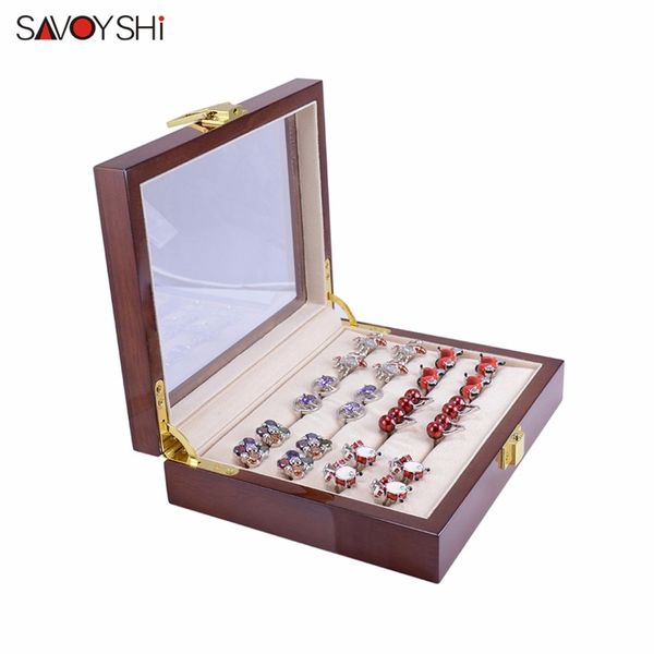 glass cufflinks box for men painted wooden collection display box storage 12pairs capacity rings jewelry box mx200810, Black;white
glass cufflinks box for men painted wooden collection display box storage 12pairs capacity rings jewelry box mx200810, Black;white