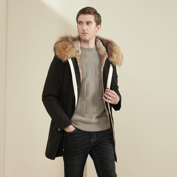 jacket parka men real lined hooded coats 2020 winter new fashion warm business casual jacket, Black
jacket parka men real lined hooded coats 2020 winter new fashion warm business casual jacket, Black