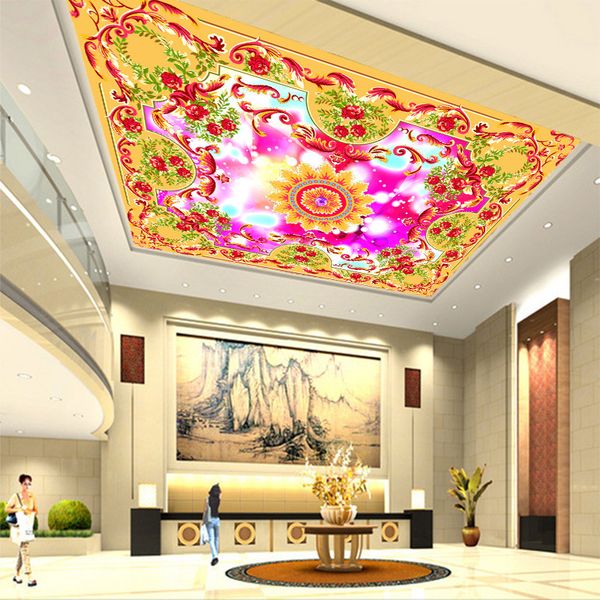 customized colorful and beautiful ceiling wallpaper floral painting non-woven waterproof mural home improvement wall covering3d
customized colorful and beautiful ceiling wallpaper floral painting non-woven waterproof mural home improvement wall covering3d