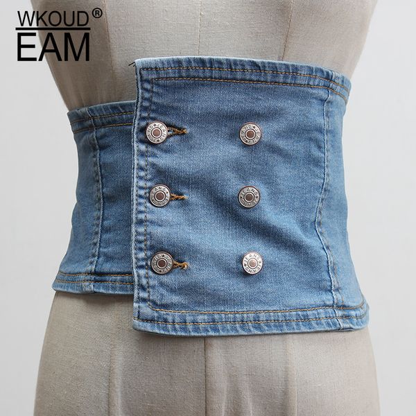 eam 2020 новый двойной breasted denim широкий корсет пояс для женщин мода простой бинты пояс женский waistband tide pf562, Black;brown
eam 2020 новый двойной breasted denim широкий корсет пояс для женщин мода простой бинты пояс женский waistband tide pf562, Black;brown
