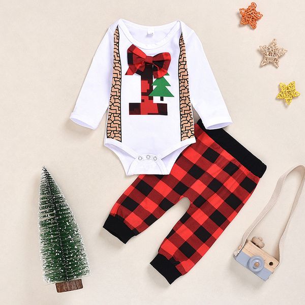 autumn boys and girls sets infant baby christmas bowknot romper bodysuit+plaid pants outfits wholesale dropshipping, White
autumn boys and girls sets infant baby christmas bowknot romper bodysuit+plaid pants outfits wholesale dropshipping, White