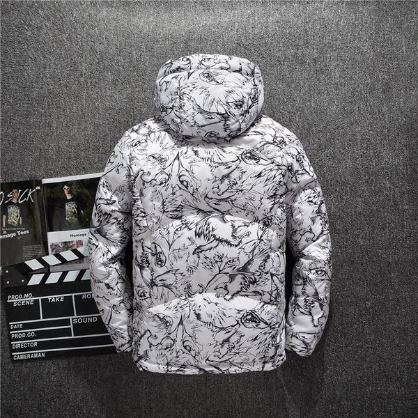 2020 winter new boutique white duck down thick warm fashion print mens casual white black down jacket mens slim hooded down coat
2020 winter new boutique white duck down thick warm fashion print mens casual white black down jacket mens slim hooded down coat