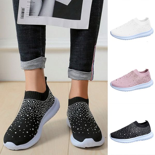Women Flats Sneakers Fashion Crystal Bling Sneakers Casual Slip On Sock Trainers Summer Women Vulcanize Shoe Zapatillas Mujer
Women Flats Sneakers Fashion Crystal Bling Sneakers Casual Slip On Sock Trainers Summer Women Vulcanize Shoe Zapatillas Mujer