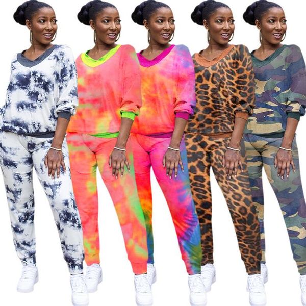 women tracksuit autumn designer long sleeve v-neck t-shirt pants trousers outfit color tie dye camouflage leopard printed sweat suit cz81002, Gray
women tracksuit autumn designer long sleeve v-neck t-shirt pants trousers outfit color tie dye camouflage leopard printed sweat suit cz81002, Gray