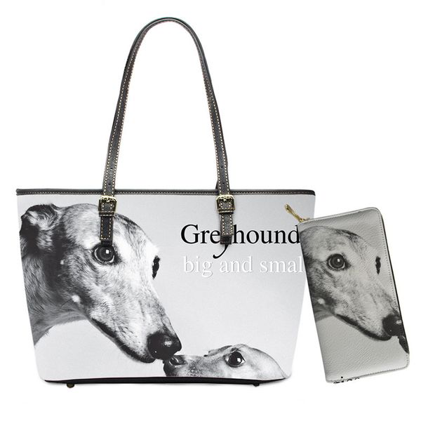 new fashion women large handbags greyhound print 2pcs/set travel shoulder bags for woman pu leather handle bag
new fashion women large handbags greyhound print 2pcs/set travel shoulder bags for woman pu leather handle bag