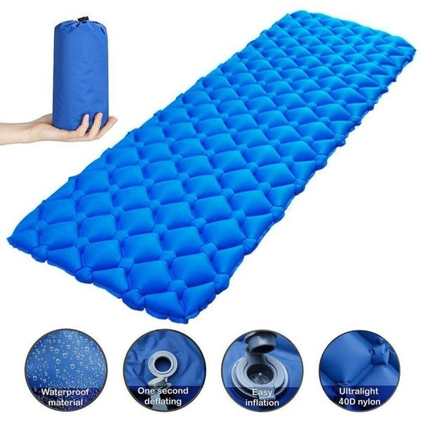 outdoor pads ultralight inflatable sleeping pad air mattress camping for hiking backpacking travel hammock cot tent
outdoor pads ultralight inflatable sleeping pad air mattress camping for hiking backpacking travel hammock cot tent
