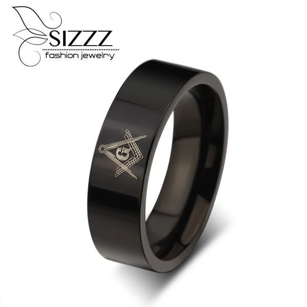 sizzz new masonic ring for men stainless steel black cool man rings statement men party jewelry, Golden;silver
sizzz new masonic ring for men stainless steel black cool man rings statement men party jewelry, Golden;silver