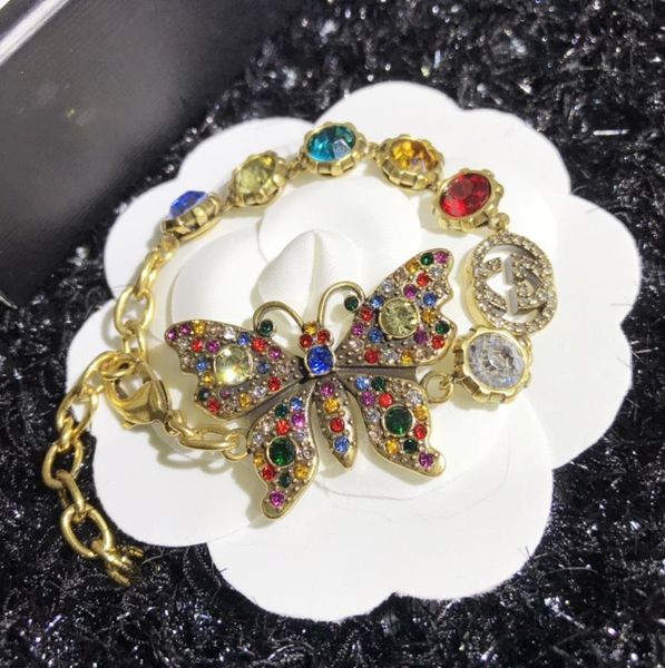 european and american fashion new color diamond butterfly bracelet, Black
european and american fashion new color diamond butterfly bracelet, Black