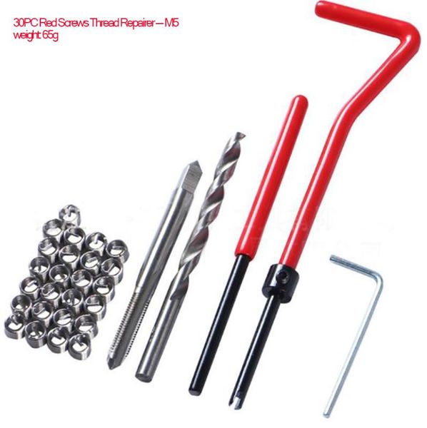 30pcs m5 m6 m8 3 kinds of recoil thread inserts installation kit, screw sleeve repair wrench twist drill screw tap tool
30pcs m5 m6 m8 3 kinds of recoil thread inserts installation kit, screw sleeve repair wrench twist drill screw tap tool