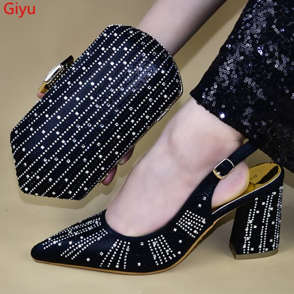 doershow italian shoes with matching bags set italy african women's party shoes and bag sets fuchsia color women shoeshty1-21, Black
doershow italian shoes with matching bags set italy african women's party shoes and bag sets fuchsia color women shoeshty1-21, Black