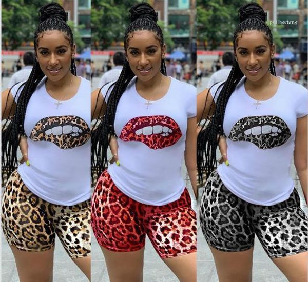 clothing women tracksuit summer leopard printed panelled lips short sleeve womens 2pcs sets casual sport female, Gray
clothing women tracksuit summer leopard printed panelled lips short sleeve womens 2pcs sets casual sport female, Gray