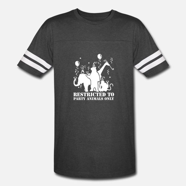 new design restricted to party animals only t shirt men personalized 100% cotton s-xxxl vintage fitness fashion summer style formal shirt
new design restricted to party animals only t shirt men personalized 100% cotton s-xxxl vintage fitness fashion summer style formal shirt