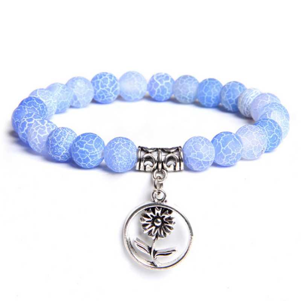 silver plated flower connect many colors weathered agates round beads elastic bracelet ethnic style jewelry, Black
silver plated flower connect many colors weathered agates round beads elastic bracelet ethnic style jewelry, Black