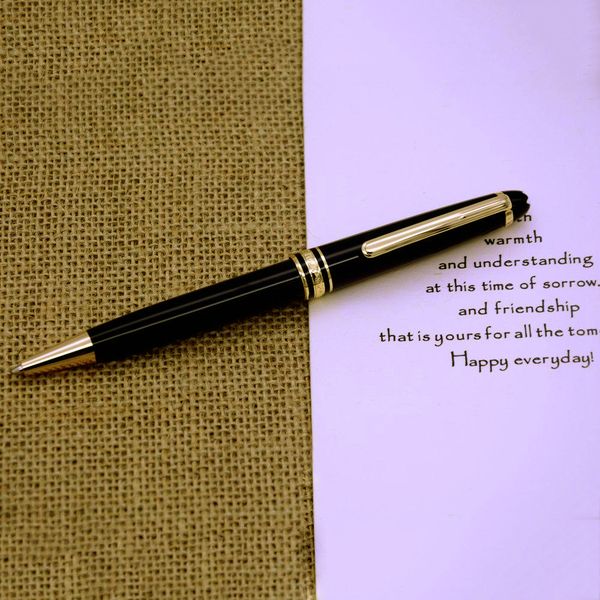 classic 163 black resin luxury ballpoint with gold/silver trim and serial numbers rollerball pen, Blue;orange
classic 163 black resin luxury ballpoint with gold/silver trim and serial numbers rollerball pen, Blue;orange