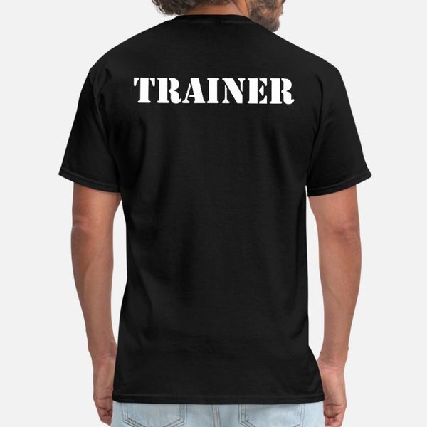 trainer t shirt men printed cotton euro size s-3xl male loose humor summer style standard shirt, White;black
trainer t shirt men printed cotton euro size s-3xl male loose humor summer style standard shirt, White;black