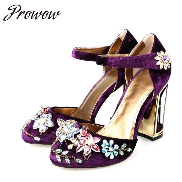 velvet purple burgundy crystal floral emblishment mary jane pumps round toe buckle strap caged heel pumps shoes ladies, Black
velvet purple burgundy crystal floral emblishment mary jane pumps round toe buckle strap caged heel pumps shoes ladies, Black