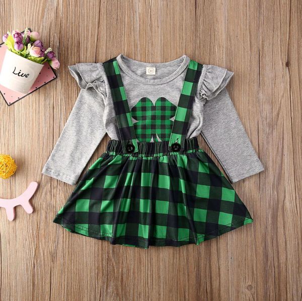 clothing sets 2pcs toddler baby girl floral clothes cotton t-shirts plaids skirts outfits, White
clothing sets 2pcs toddler baby girl floral clothes cotton t-shirts plaids skirts outfits, White