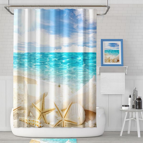 3d printing shower curtain beach shell waterproof and mould proof polyester customized
3d printing shower curtain beach shell waterproof and mould proof polyester customized