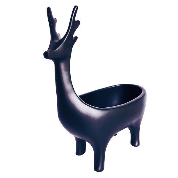home ornaments storage rack jewelry display anti slip resin smooth deer shaped