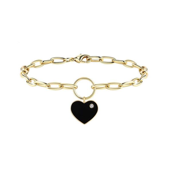link, chain black heart pendant inlaid acrylic bracelet 7.3inch exaggerated link women girl gift
link, chain black heart pendant inlaid acrylic bracelet 7.3inch exaggerated link women girl gift
