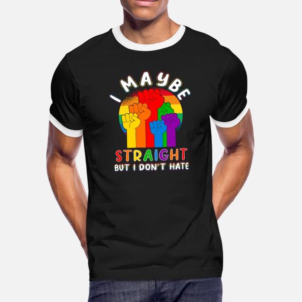 lgbt rainbow straight t shirt men customize tee shirt round neck fit cute breathable spring autumn family shirt
lgbt rainbow straight t shirt men customize tee shirt round neck fit cute breathable spring autumn family shirt