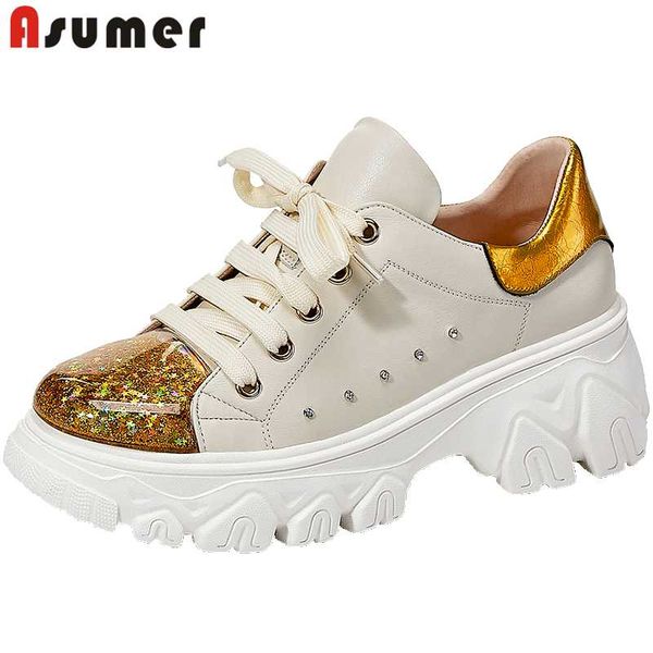 asumer 2020 flat platform sneakers women casual shoes mixed color sequined lace up genuine leather shoes ladies, Black
asumer 2020 flat platform sneakers women casual shoes mixed color sequined lace up genuine leather shoes ladies, Black
