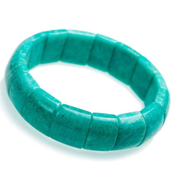 genuine green natural amazonite gem stone rectangle beads jewelry women men stretch charm bracelet, Black
genuine green natural amazonite gem stone rectangle beads jewelry women men stretch charm bracelet, Black