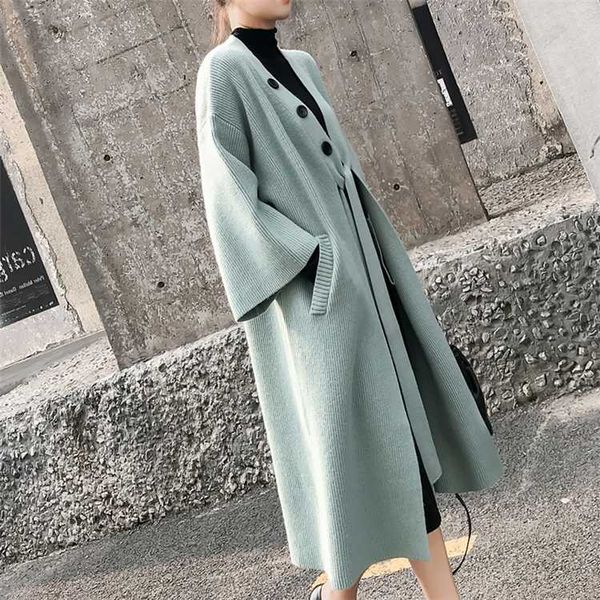 women's wool & blends olome 2021 autumn winter women jackets knitting warm korean style elegant casual long coat outerwear ladies black
women's wool & blends olome 2021 autumn winter women jackets knitting warm korean style elegant casual long coat outerwear ladies black